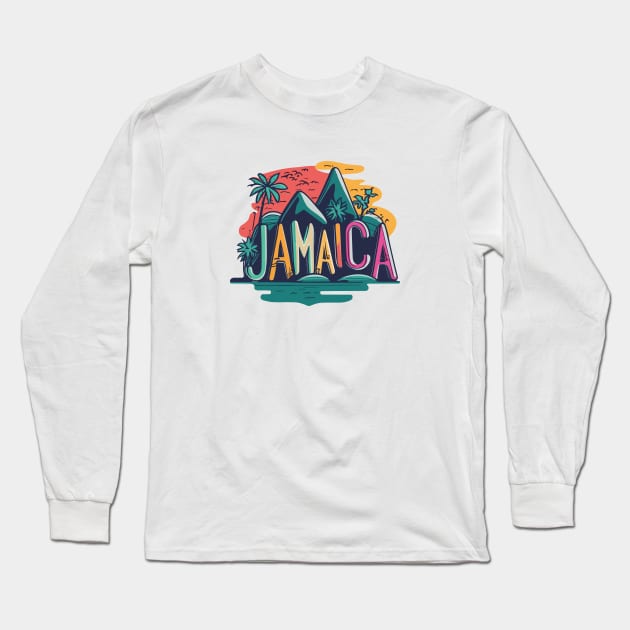 Jamaican Dreams Long Sleeve T-Shirt by Place Heritages